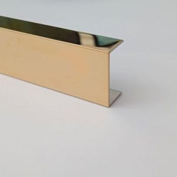Profil U decorativ din inox, A=8mm, l=30mm