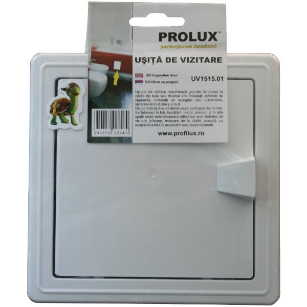 UV1515-Usita de vizitare din PVC,15x15cm