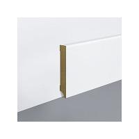 Plinta alba cubica din MDF, 100x18 mm, 2, 4m lungime - P100C.01