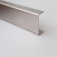 Profil U decorativ din inox, A=8mm, l=20mm