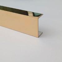 Profil U decorativ din inox, A=8mm, l=30mm