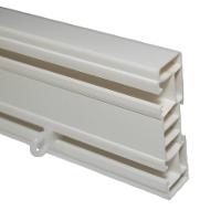 SPP2-Sina din plastic pentru perdele cu 2 canale,1,5m