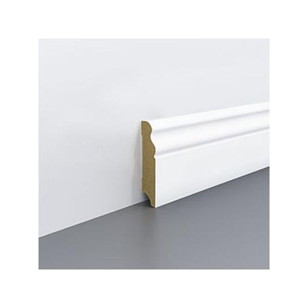 Plinta  alba  din MDF Egger 70x18mm,2,4m