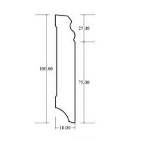 Plinta MDF Egger pentru parchet, 100x18 mm 2, 4 m - P100. 01