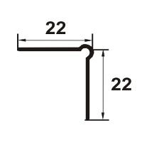 LAT227-Cornier pentru tencuiala din aluminiu eloxat