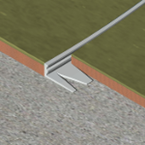 EFA100-Bagheta flexibila din aluminiu natural 10mm